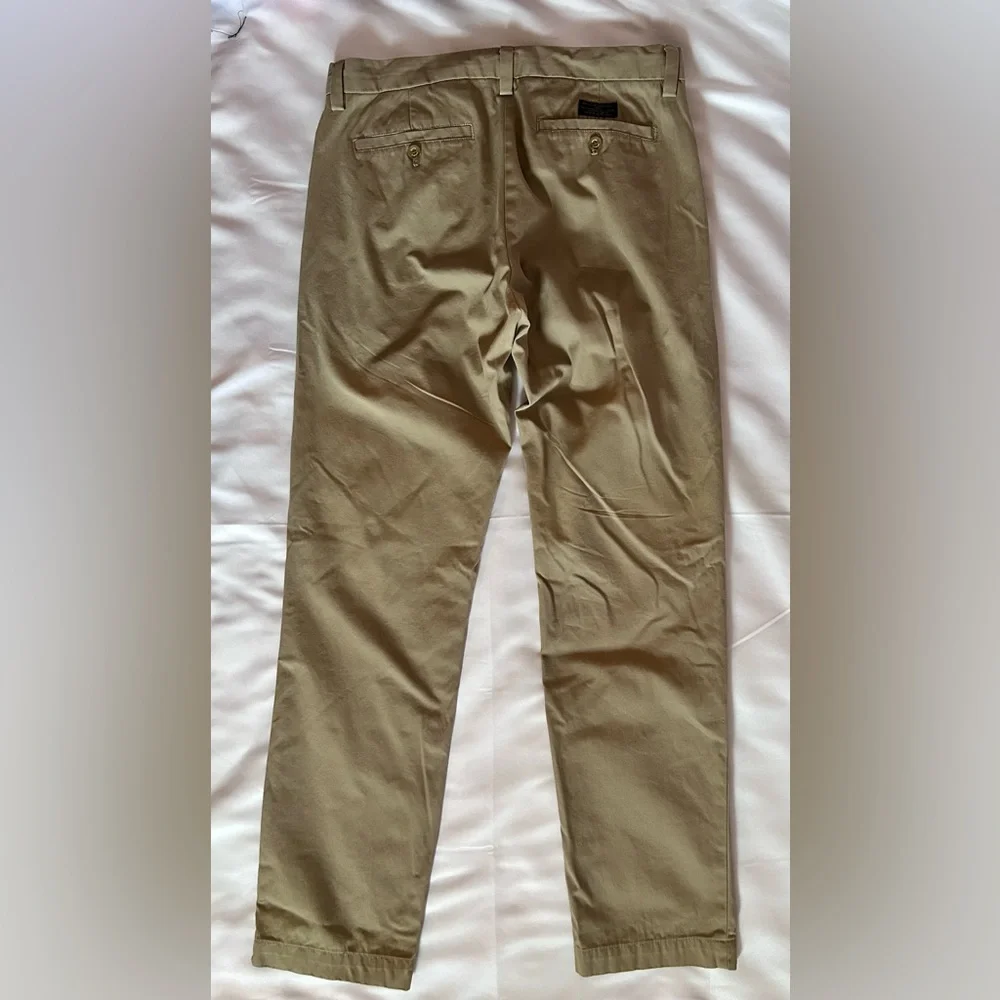 Men's Banana Republic Emerson Tan Chinos Size 32 x 34